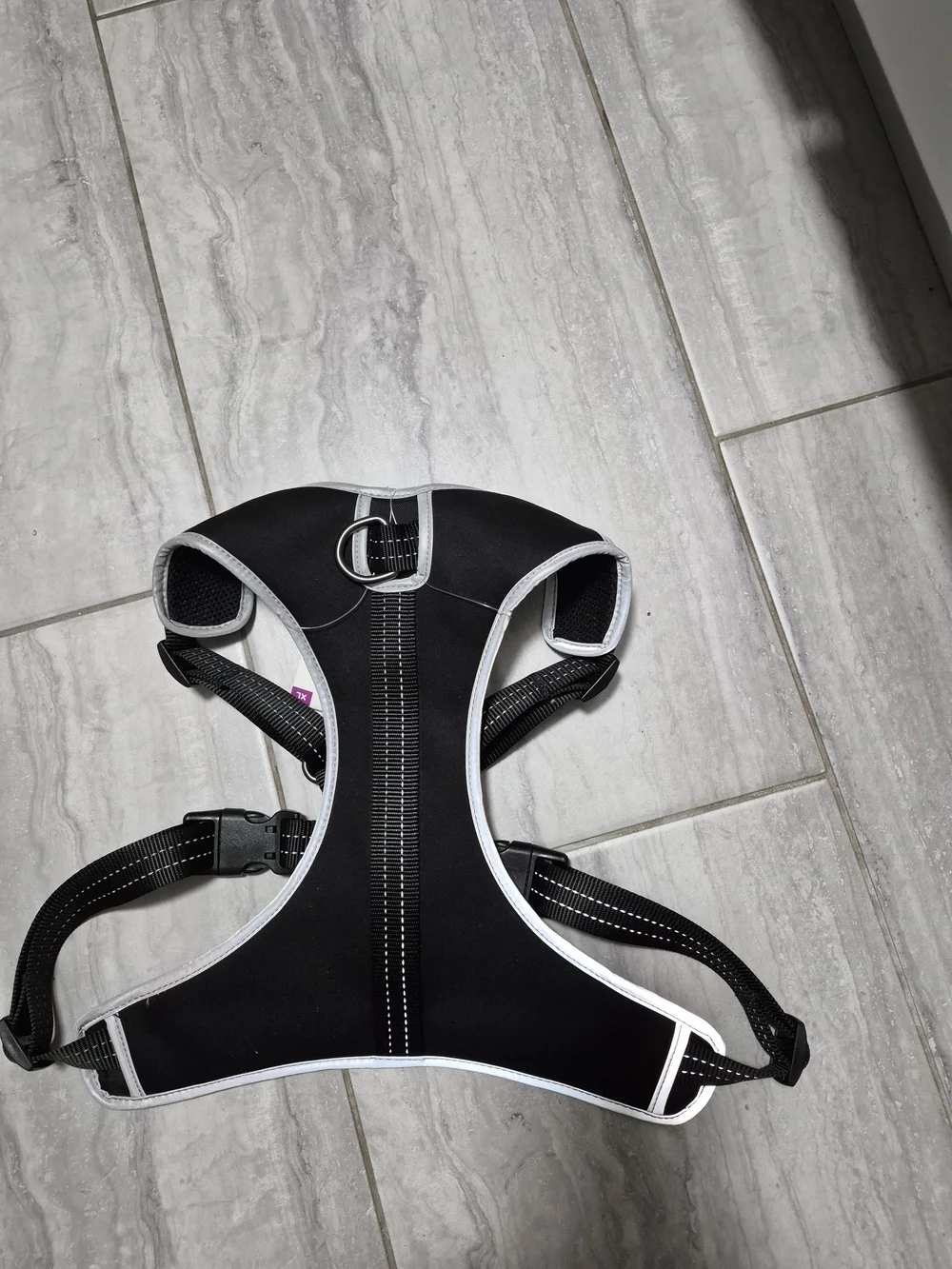 Boots & Barkley Ajustable Reflective Dog Harness Black Up To 90 Lbs XL